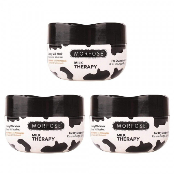 3x Morfose Milk Therapy Haarmaske 500 ml